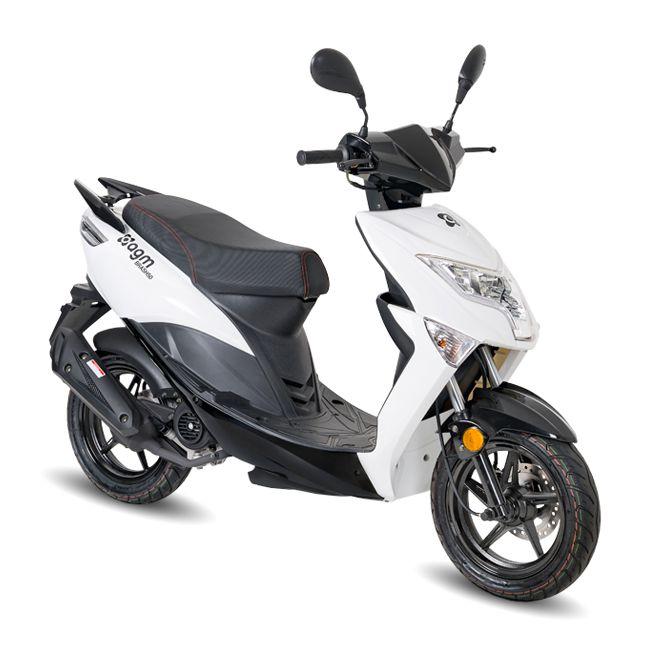 AGM Brash50 Wit | compact en | goedkope scooter | Reijsscooters